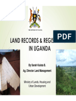 Information Session - A Paper Presented by Ministry of Land