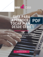 Piano en Casa Guia para Aprender A Tocar Piano Desde Cero