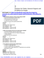 Test Bank For Chemistry For Today General Organic and Biochemistry 9th Edition by Seager