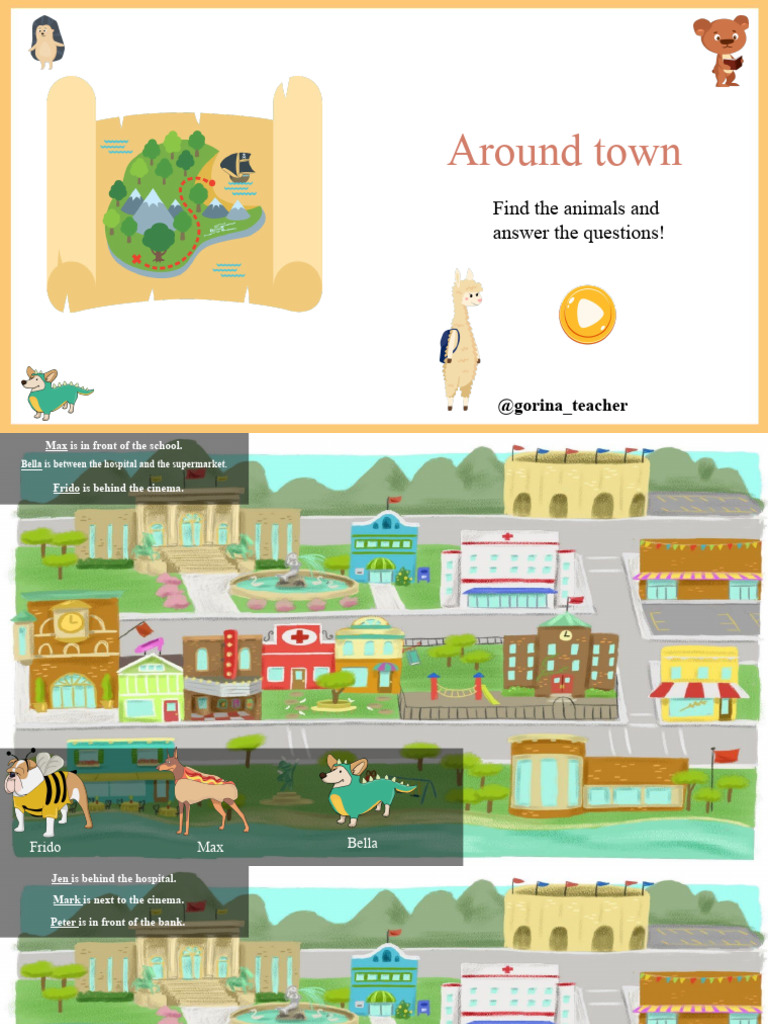 Animal Location Quiz for Kids | PDF