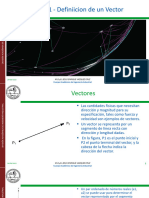 1.1 - Definición de Un Vector