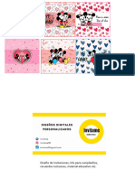 Envolturas Chocolates 7x7 Mickey - PDF Versión 1