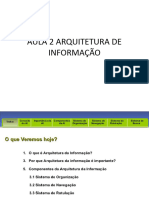 Dca Aula 2 Arquitetura de Informação