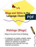 Blogs and Wikis in The Language Classroom