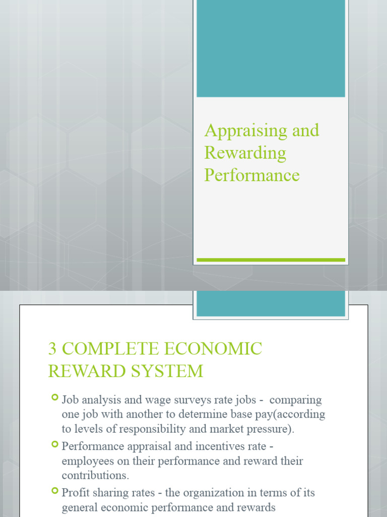 Performance Appraisal and Reward Systems | PDF | Motivational | Motivation