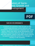 Economic Growth and Development May 18