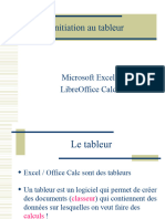 Initiation Au Tableur (Excel)