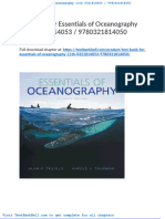 Test Bank For Essentials of Oceanography 11th 0321814053 9780321814050