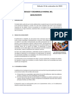 3º y 4º IDEALES Y DESARROLLO MORAL DEL