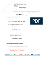 Teste de Avaliação, 10ºPSI, Módulo 4