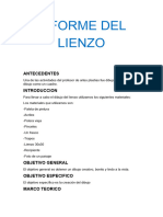 Informe Del Lienzo