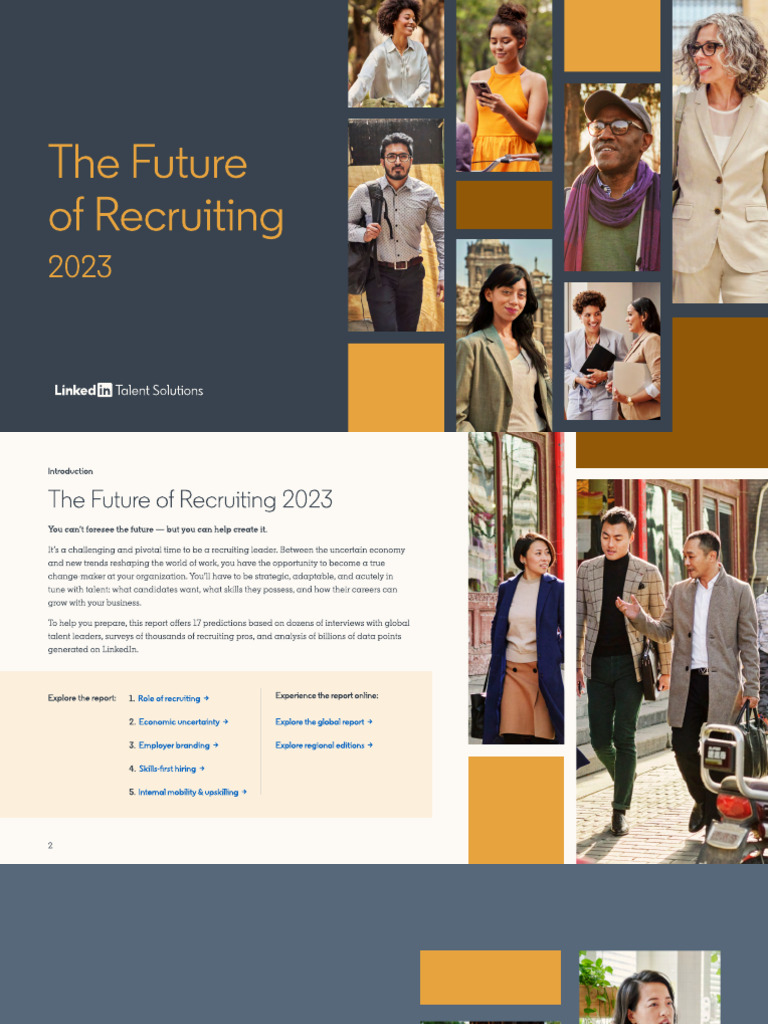 Future Of Recruiting 2023 Pdf Employment Recruitment