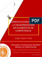 Lectura 1 FormulaciÃ N y Desagregaciã N en Elementos de Competencias