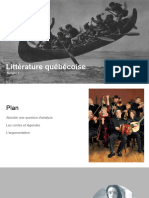 02 - Litterature Quebecoise