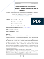 Control de Inventario para La Acertada Toma Decisiones Gerenciales en Las Pequeñas y Medianas Empresas de La Ciudad de Babahoyo