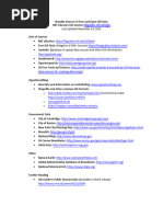 Spatial Data Sources