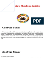 6. CONTROLE SOCIAL; PLURALISMO JURIDICO