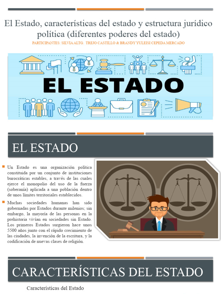 El Estado, Características Del Estado y Estructura Jurídico Política ...