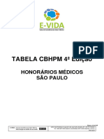 Tabela Reembolso São Paulo