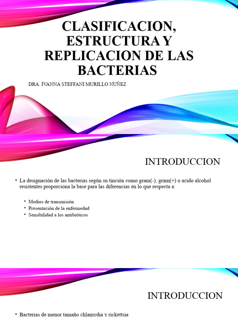 Clasificacion, Estructura y Replicacion de Las Bacterias | PDF