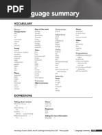 Interchange5thEd IntroLevel Language Summary Unit6