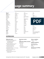 Interchange5thEd IntroLevel Language Summary Unit10