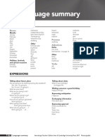 Interchange5thEd IntroLevel Language Summary Unit11