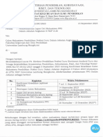 Pemberitahuan Lapor Diri PPG Daljab ULM Angkatan II 2023 - 15 Sept 2023