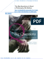 Test Bank For The Big Questions A Short Introduction To Philosophy 8th Edition