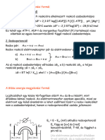 4 A Gibbs Energia Megjelenési Formái