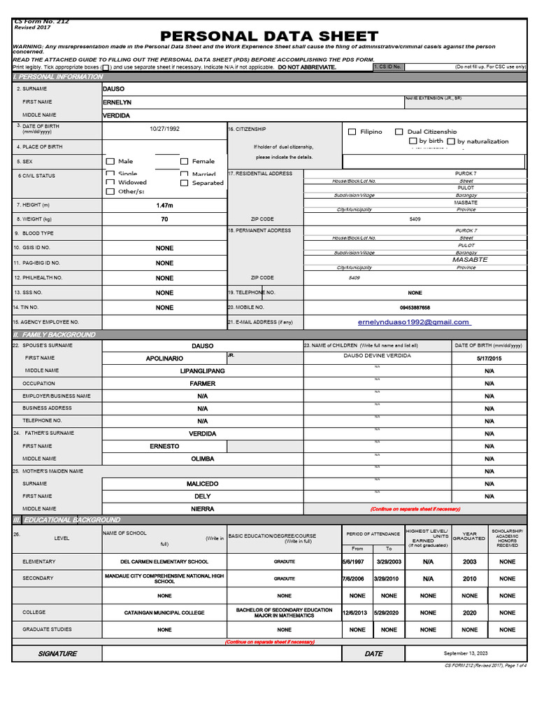 Sample Pds PDF