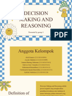 Tugas Kelompok Psikologi Kognitif - Decision Making and Reasoning (Revisi)