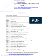 Understanding Nutrition Whitney 12th Edition Test Bank