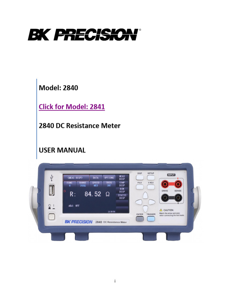 2840 Series Manual | PDF | Mains Electricity | Ac Power Plugs And Sockets