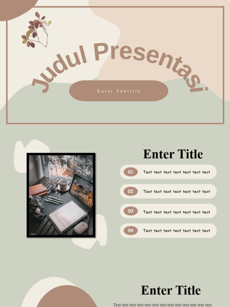 Aesthetic Powerpoint Template 5 | PDF