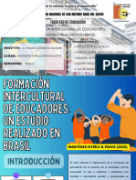 Formación Intercultural de Educadores Un Estudio Realizado en Brasil