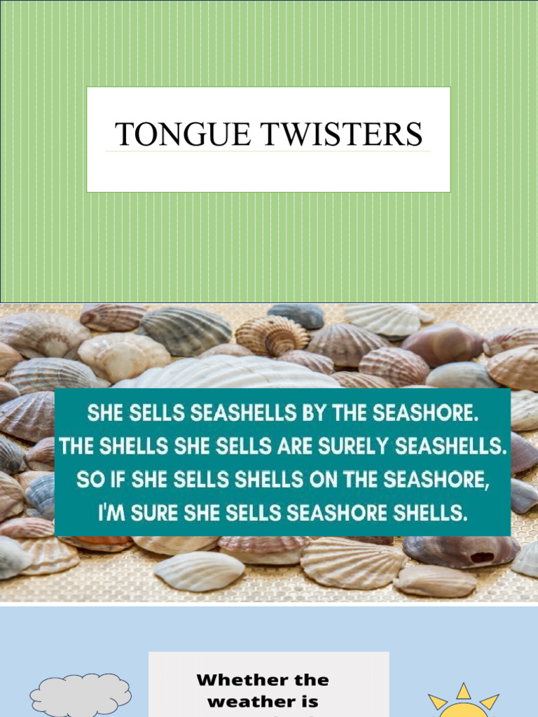 Tongue Twisters PDF