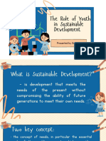 The Role of Youth in Sustainable Development