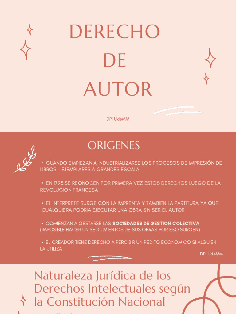 Derechos de Autor y Propiedad Intelectual | PDF | Derechos de autor ...