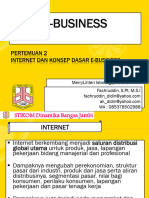 P-1 Internet Dan Konsep Dasar E-Business