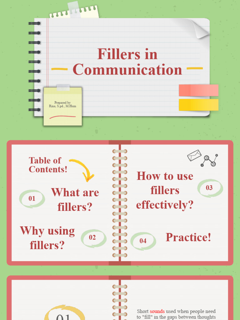 Effective Use of Fillers | PDF | Conversation | Human Communication
