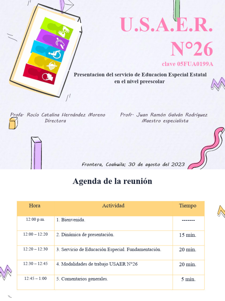 Servicio De Usaer En Preescolar Pdf
