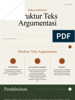 Struktur Teks Argumentasi