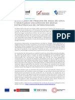 Monitoreo de Precios de Hoja de Coca y Derivados Cocainicos en Zonas Estrategicas de Intervencion FEB2023