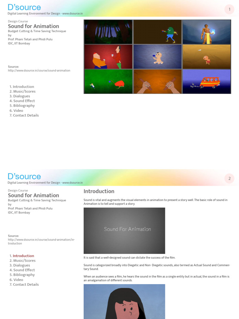 Sound Animation | PDF | Career & Growth