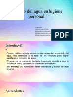 Cuidado Del Agua en Higiene Personal