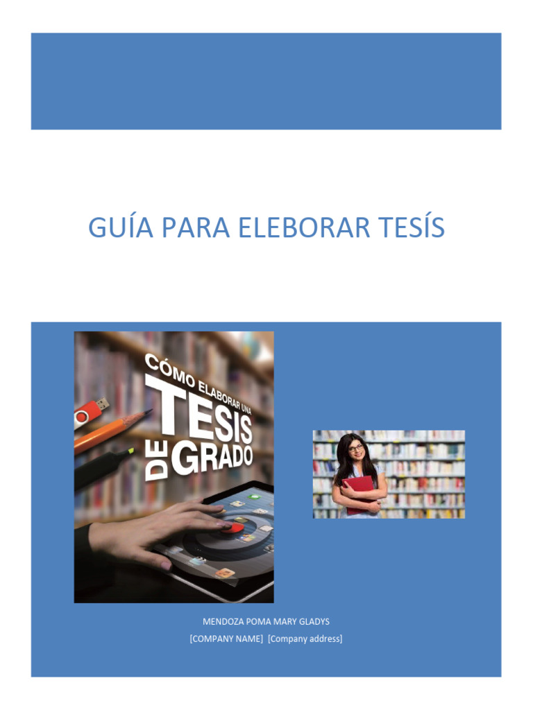 Guía para Elaborar Tesis de Investigación | PDF | Hipótesis | Teoría