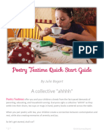 Brave Writer Poetry Teatime Quick Start Guide