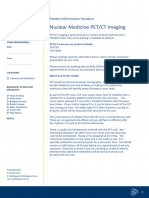 NM PET CT Imaging Patient Handout