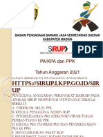 Materi Tentang SiRUP 21